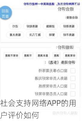 社会支持网络APP的用户评价如何