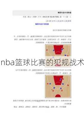 nba篮球比赛的犯规战术