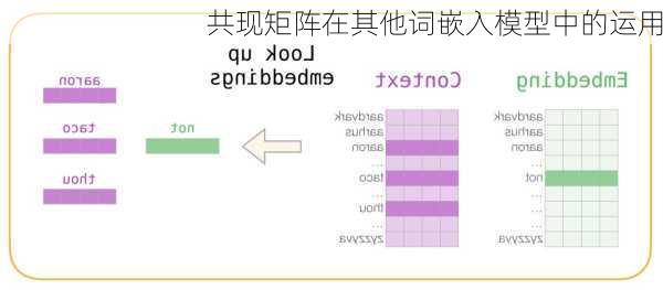 共现矩阵在其他词嵌入模型中的运用