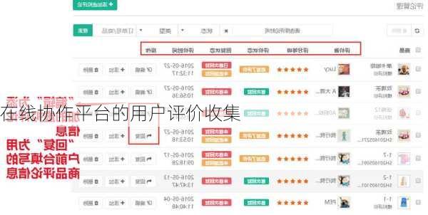 在线协作平台的用户评价收集