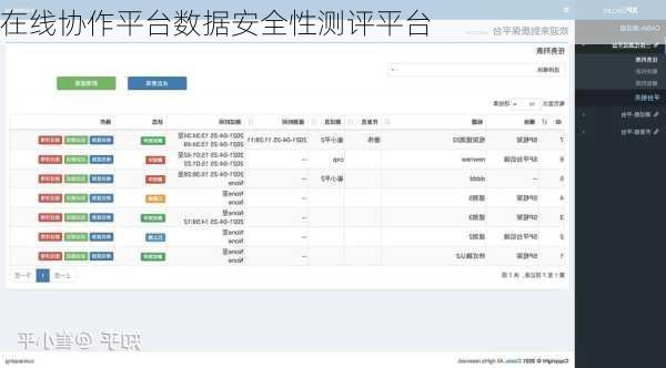 在线协作平台数据安全性测评平台