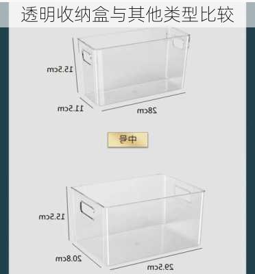 透明收纳盒与其他类型比较