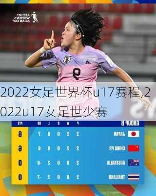 2022女足世界杯u17赛程,2022u17女足世少赛