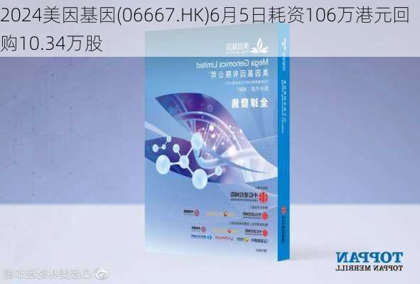 美因基因(06667.HK)6月5日耗资106万港元回购10.34万股