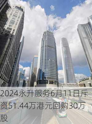 永升服务6月11日斥资51.44万港元回购30万股