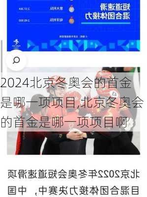 北京冬奥会的首金是哪一项项目,北京冬奥会的首金是哪一项项目啊