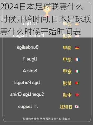 日本足球联赛什么时候开始时间,日本足球联赛什么时候开始时间表