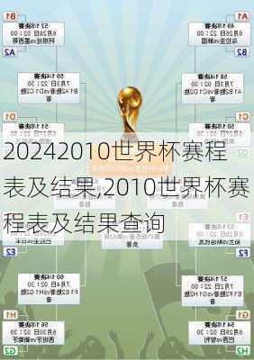 2010世界杯赛程表及结果,2010世界杯赛程表及结果查询