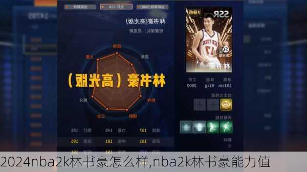 nba2k林书豪怎么样,nba2k林书豪能力值