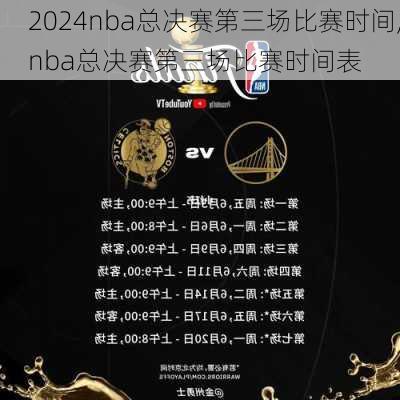 nba总决赛第三场比赛时间,nba总决赛第三场比赛时间表