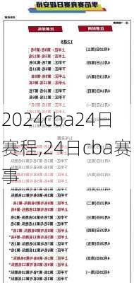 cba24日赛程,24日cba赛事