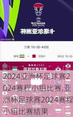 亚洲杯足球赛2024赛程小组比赛,亚洲杯足球赛2024赛程小组比赛结果