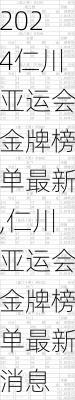 仁川亚运会金牌榜单最新,仁川亚运会金牌榜单最新消息