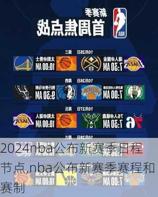 nba公布新赛季日程节点,nba公布新赛季赛程和赛制