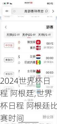 世界杯日程 阿根廷,世界杯日程 阿根廷比赛时间