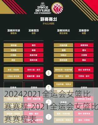 2021全运会女篮比赛赛程,2021全运会女篮比赛赛程表