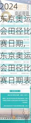 东京奥运会田径比赛日期,东京奥运会田径比赛日期表