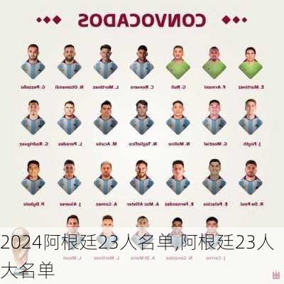 阿根廷23人名单,阿根廷23人大名单