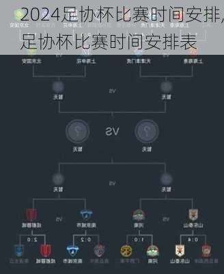 足协杯比赛时间安排,足协杯比赛时间安排表