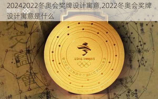 2022冬奥会奖牌设计寓意,2022冬奥会奖牌设计寓意是什么