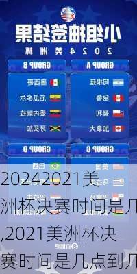 2021美洲杯决赛时间是几点,2021美洲杯决赛时间是几点到几点