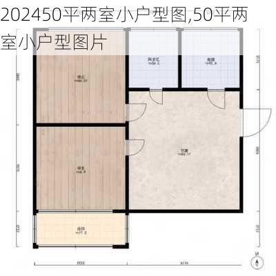 50平两室小户型图,50平两室小户型图片