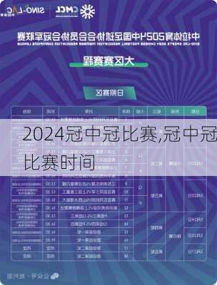 冠中冠比赛,冠中冠比赛时间