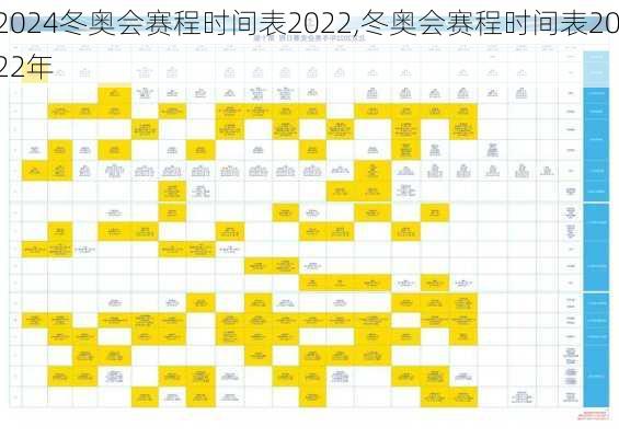 冬奥会赛程时间表2022,冬奥会赛程时间表2022年