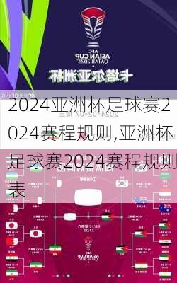 亚洲杯足球赛2024赛程规则,亚洲杯足球赛2024赛程规则表