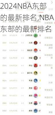 NBA东部的最新排名,NBA东部的最新排名